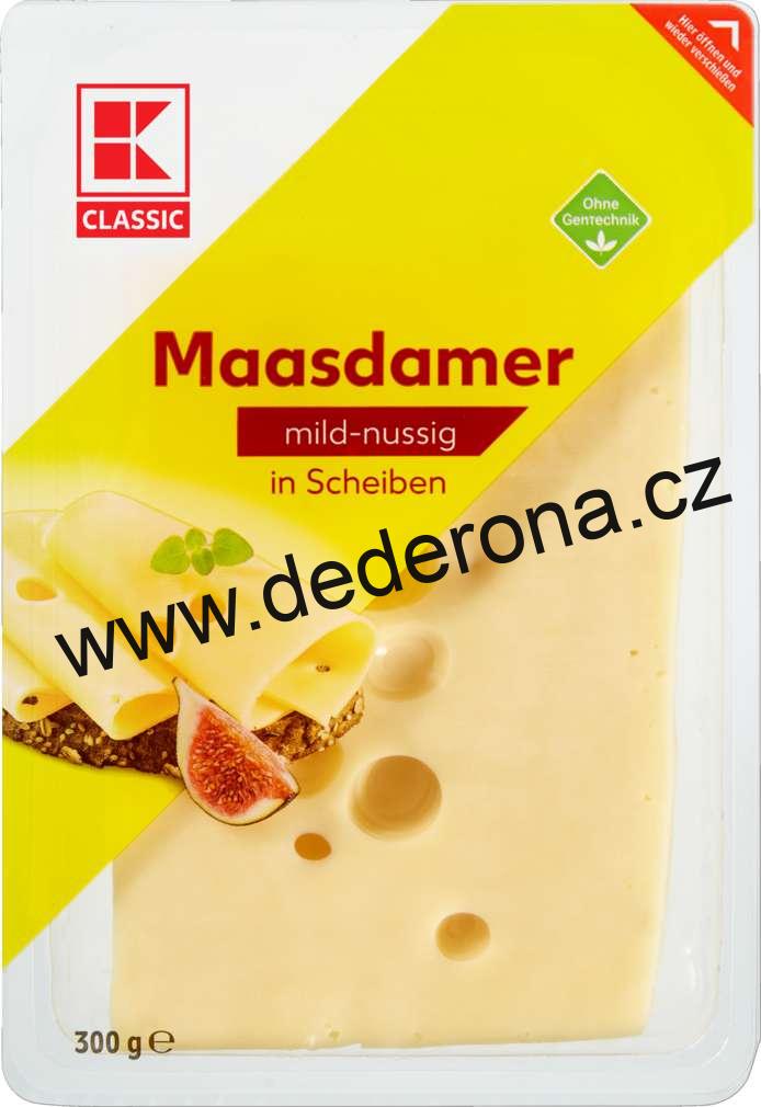 K-Classic - MAASDAMER plátkový sýr 45% 300g - Německo!