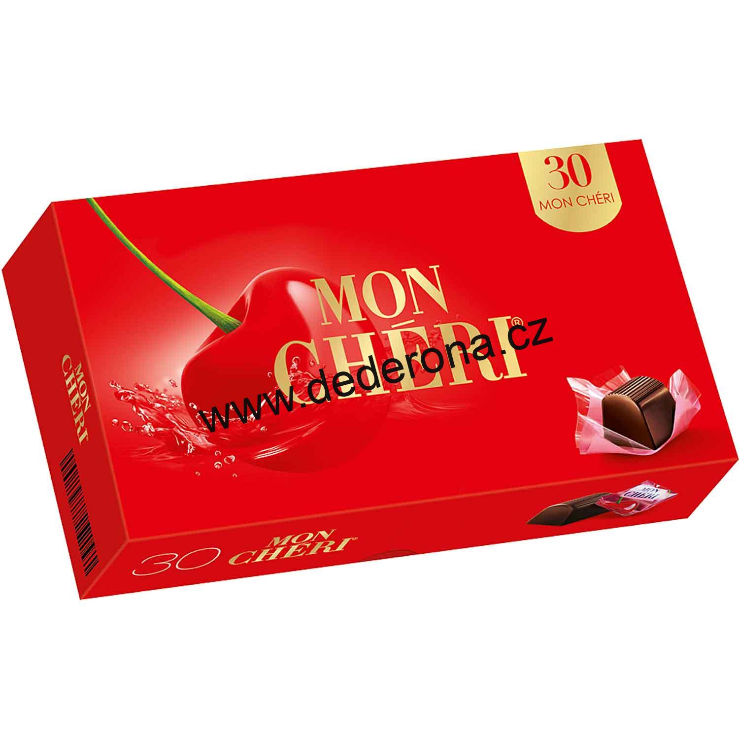 MON CHÉRI - Pralinky s třešňovým likérem 315g - Německo!