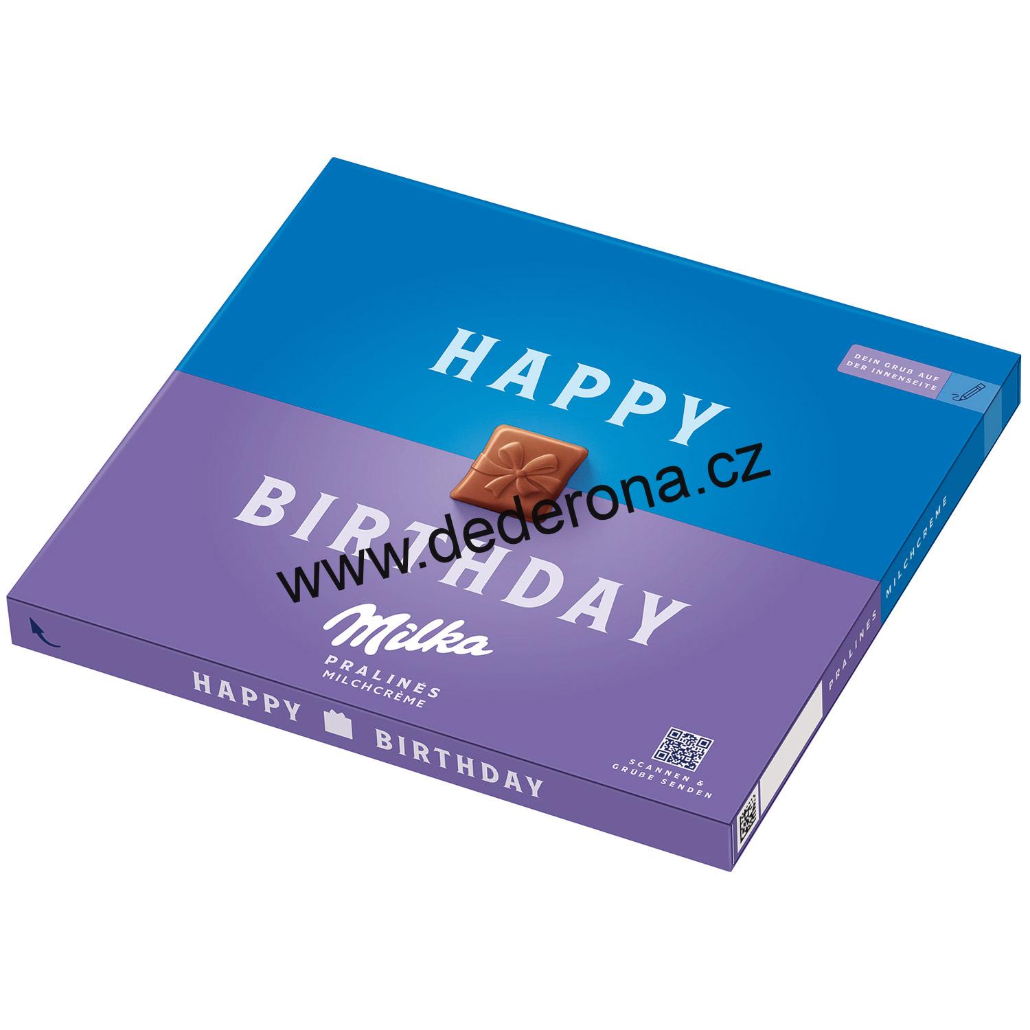 Milka - Bonboniéra pralinky s mléčnou náplní 110g - Německo!