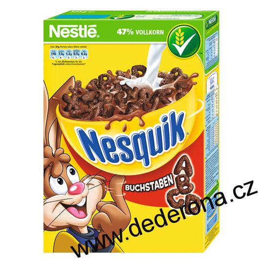 Nestlé Nesquik - Cereální PÍSMENKA CHOCO 325g - Německo!