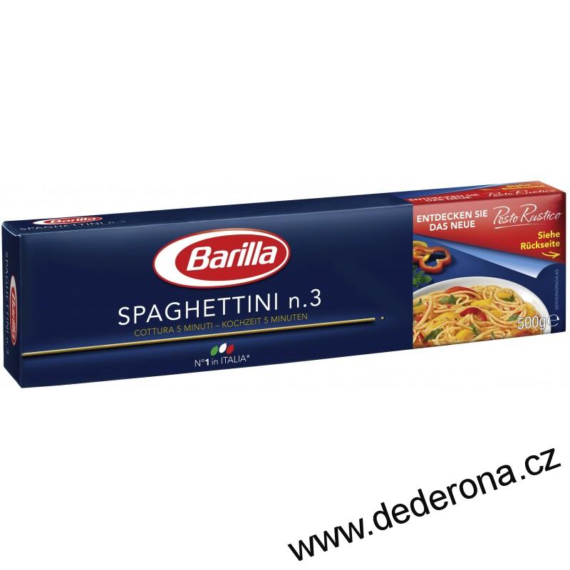 Barilla - SPAGHETTINI n.3 těstoviny 500g - Německo
