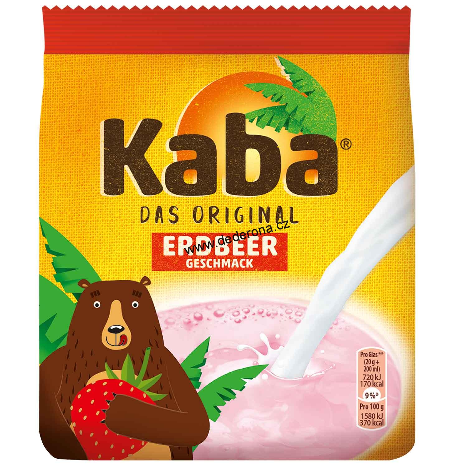 KABA - Mléčný nápoj JAHODA 400g - Německo!