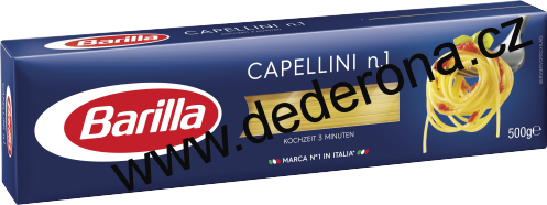 Barilla - CAPELLINI n.1 těstoviny 500g - Německo!