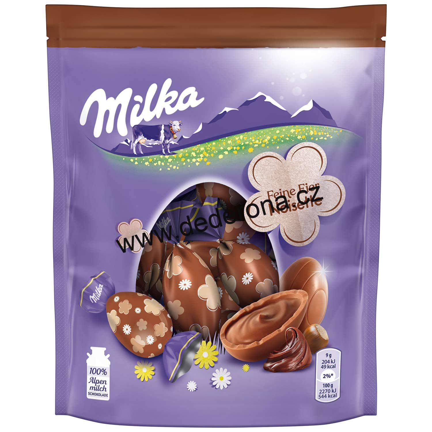 Milka - VELIKONOČNÍ VAJÍČKA NOISETTE 90g - Německo!