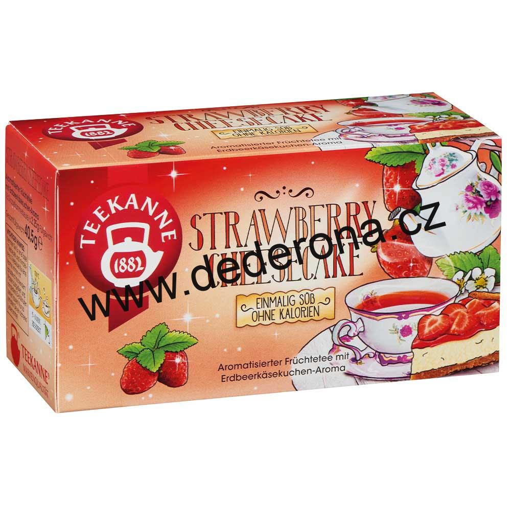 TEEKANNE - Ovocný čaj JAHODOVÝ TVAROHOVÝ KOLÁČ - Německo!