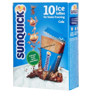 SUNQUICK - ZMRZLINA k domácímu zmrazení COLA 10ks/bal. - Německo!