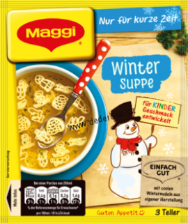 Maggi - Instantní polévka 53g ZIMA - Německo!
