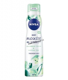 Nivea- TĚLOVÁ PĚNA 200ml Okurka/Matcha čaj-Německo