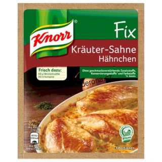 Knorr - FIX Bylinkové/smetanové kuře 28g - Německo!