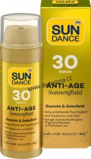 SUNDANCE FLUID na opalovaní ANTI-AGE OF 30-Německo!