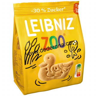 LEIBNIZ - Sušenky ZOO o 30% MÉNĚ CUKRU 125g - Německo!