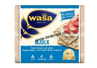 WASA Knäckebrot - ŽITNÝ s MLÉKEM 230g - Německo!