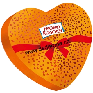 Ferrero Küsschen - VALENTÝNSKÉ SRDCE pralinky 124g - Německo!
