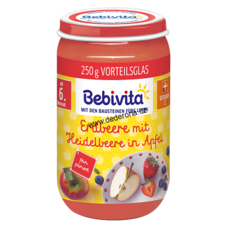 Bebivita - Ovocný příkrm 250g 6.měsíc - Německo!