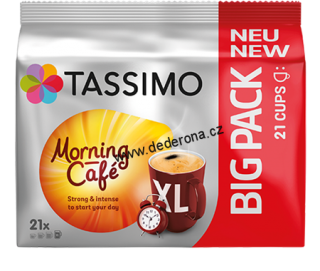 TASSIMO - Morning Café XL KAPSLE 21ks - Německo!