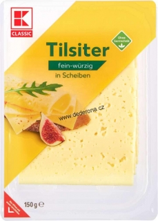 K-Classic - TILSITER plátkový sýr 150g - Německo!