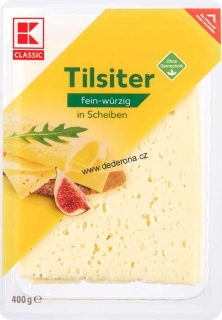 K-Classic - TILSITER plátkový sýr 400g - Německo!