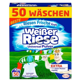 WEISSER RIESE - Prací prášek UNIVERSAL 50 dávek - Německo!