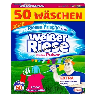 WEISSER RIESE - Prací prášek COLOR 50 dávek - Německo!