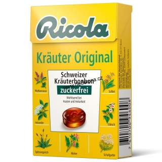 Ricola - Bylinné bonbóny ORIGINÁL 50g - Německo!