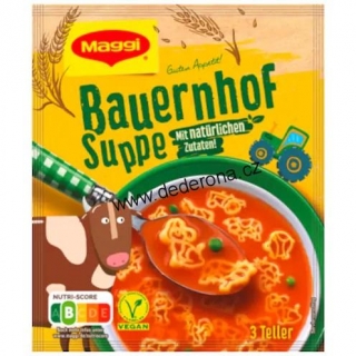 Maggi - RAJČATOVÁ/DÝŇOVÁ polévka 77g FARMA - Německo!