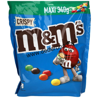 Mars - M&M´s KŘUPAVÉ RÝŽOVÉ KULIČKY v čokoládě 340g - Německo!