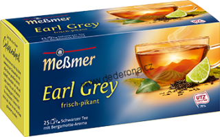 Messmer - Černý čaj EARL GREY - Německo!