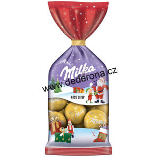 Milka - VÁNOČNÍ MINI KULIČKY NUSS-CRISP 100g - Německo!