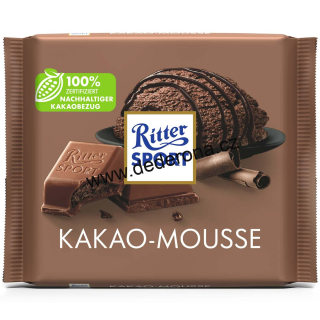 Ritter Sport - MLÉČNÁ čokoláda KAKAO-MOUSSE 100g - Německo!