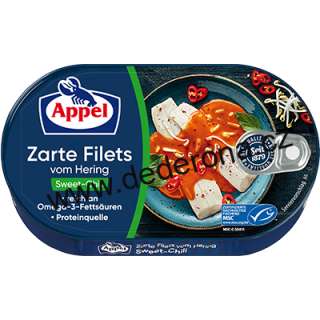 Appel - Sleďové filety v SLADKÉ CHILLI omáčce 200g - Německo!