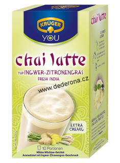 Krüger - Chai Latte ZÁZVOR/CITRONOVÁ TRÁVA 250g - Německo!