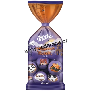 Milka - HALLOWEEN MINI KULIČKY MLÉČNÁ čokoláda 100g - Německo!