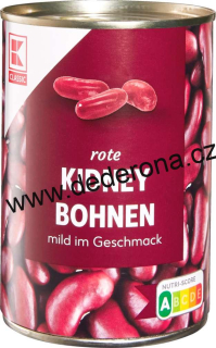 K-Classic - Červené Kidney FAZOLE 420g - Německo!