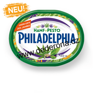 PHILADELPHIA - Smetanový sýr KONOPNÉ PESTO 150g HANF PESTO - Německo!