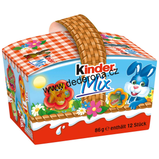 Kinder - VELIKONOČNÍ PIKNIK KOŠÍČEK MIX čokoládek 86g - Německo!