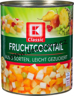 K-Classic - OVOCNÝ KOKTEJL 5 druhů ovoce 820g - Německo!