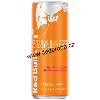 Red Bull - Energetický nápoj MERUŇKA/JAHODA 250ml - Německo!