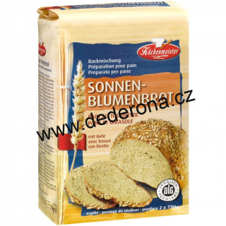 Küchenmeister - SLUNEČNICOVÝ CHLÉB směs na pečení chleba 1kg - Německo!