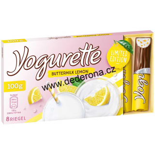 Yogurette - Čokoládky s jogurtem PODMÁSLÍ/CITRON 100g - Německo!