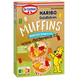 Dr.Oetker - HARIBO MUFFINS BAREVNÉ KONFETY 464g - Německo!