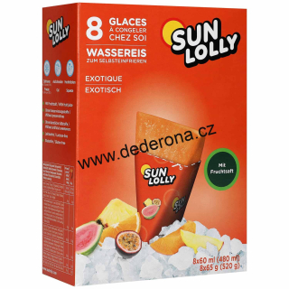 SUN LOLLY - ZMRZLINA k domácímu zmrazení EXOTIC 8ks/bal. - Německo!