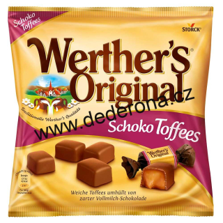 Werther's - Karamelové měkké bonbóny v MLÉČNÉ čokoládě 180g - Německo!