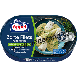 Appel - Sleďové filety v PAPRIKOVÉ omáčce 200g - Německo!