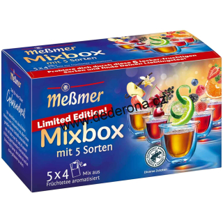 Messmer - Ovocné čaje MIX CHUTÍ 5 druhů - Německo!