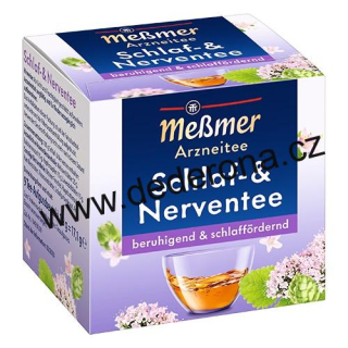 Messmer - Léčivý bylinkový čaj SPÁNEK a NERVY - Německo!