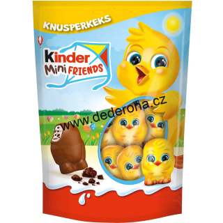 Kinder - VELIKONOČNÍ MINI PŘÁTELÉ KUŘÁTKA čokoládky 122g - Německo!