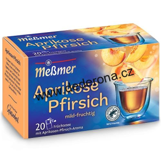 Messmer - Ovocný čaj MERUŇKA/BROSKEV - Německo!