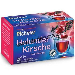 Messmer - Ovocný čaj ČERNÝ BEZ/TŘEŠNĚ - Německo!