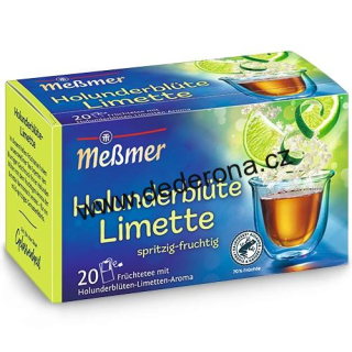 Messmer - Ovocný čaj BEZOVÉ KVĚTY/LIMETKA - Německo!