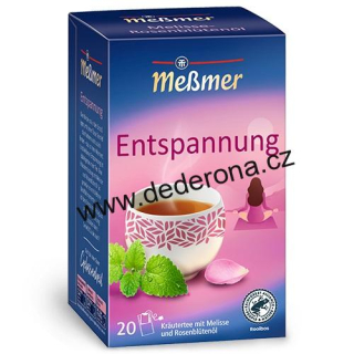 Messmer - Bylinkový čaj ENTSPANNUNG - Německo!
